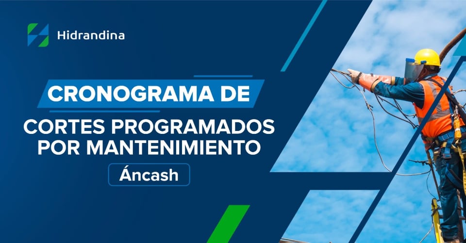 Hidrandina informa que este 30 de agosto habrá restricción del servicio de energía en Chimbote