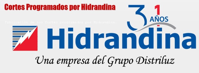 Nuevo Chimbote: Hidrandina comunica corte programado para jueves 9 de abril