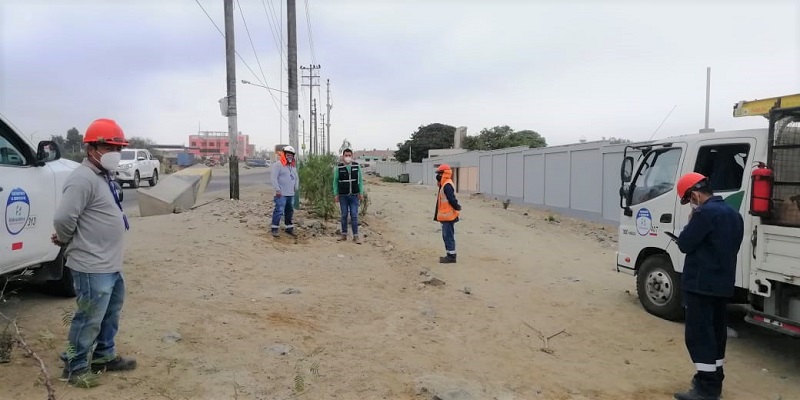 Hidrandina realiza acciones en favor de la lucha contra el covid-19 en Chimbote