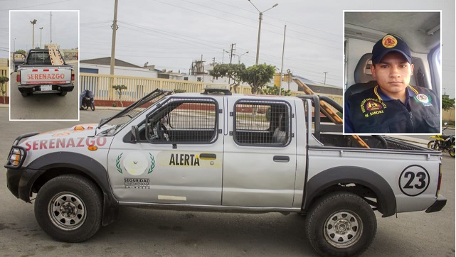 Agente de serenazgo de Chimbote fue herido a pedradas y golpes por 10 vándalos en Chimbote