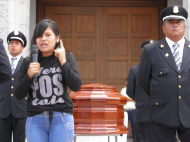 Hija de Nolasco anunció que seguirá en la lucha de su padre