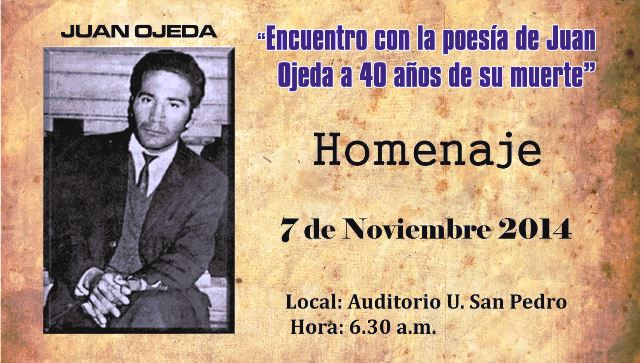  A 40 Años de su muerte: Mañana se rinde homenaje a Juan Ojeda