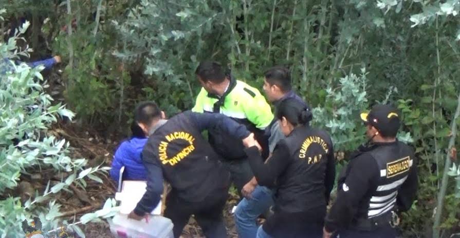 Huaraz: agentes de Serenazgo hallan restos de una mujer descuartizada