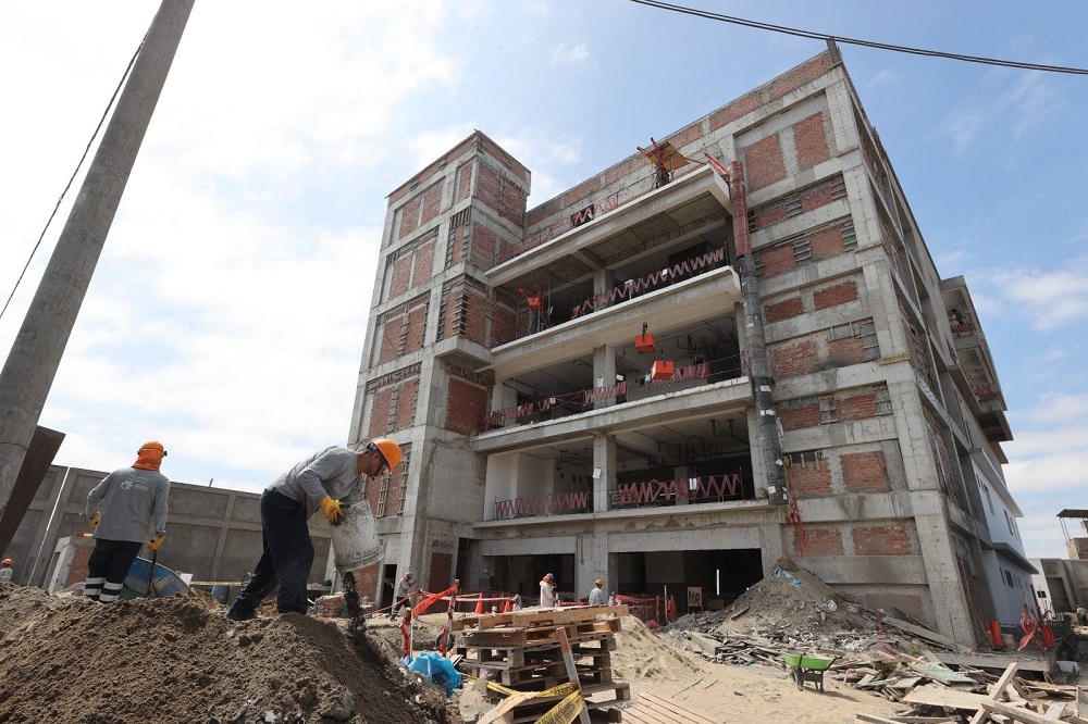 Avanza construcción del nuevo Hospital Progreso de Chimbote con más del 45 % de ejecución