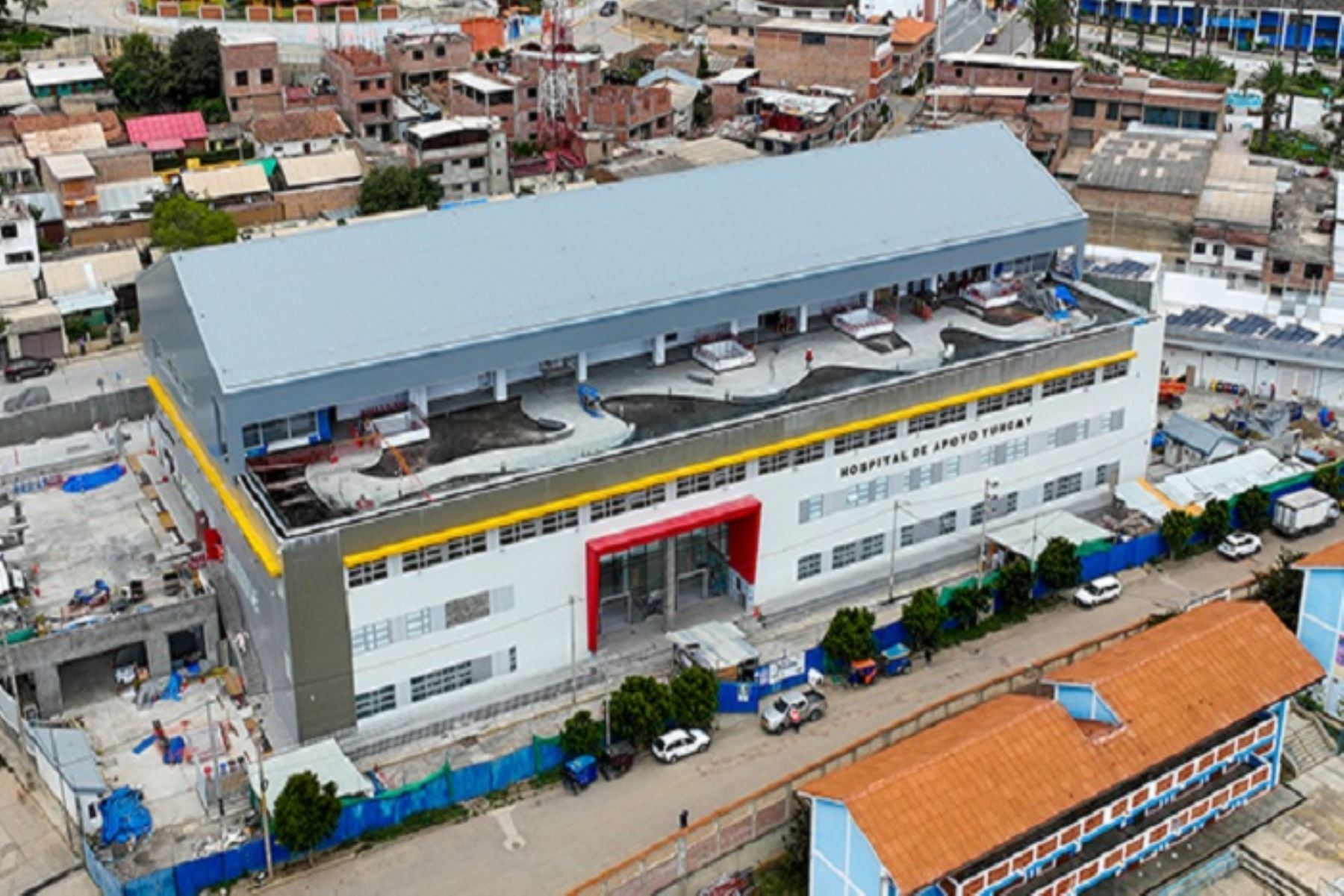 Áncash: nuevo Hospital de Apoyo de Yungay tiene avance físico de 99%