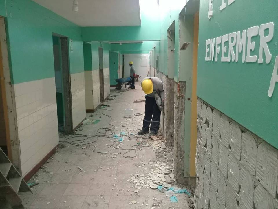 Realizan trabajos de mantenimiento en hospital La Caleta de Chimbote por una mejor atención
