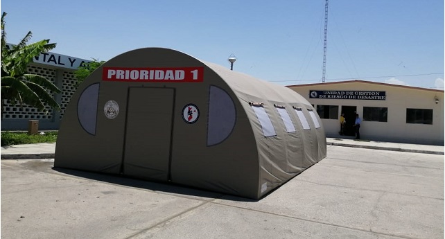 Hospital Regional de Nuevo Chimbote instaló dos carpas para atender posibles casos de coronavirus