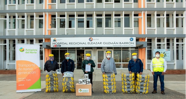 Donan equipos de protección biosanitaria a hospitales de provincias de Huarmey, Casma, y del Santa