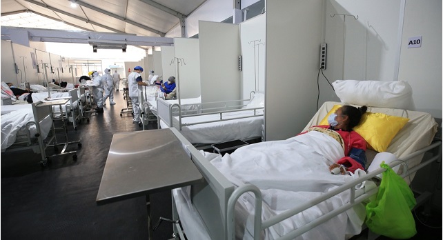 Nuevo ambiente temporal covid-19 del Hospital Regional de Nuevo Chimbote listo para atender a la población