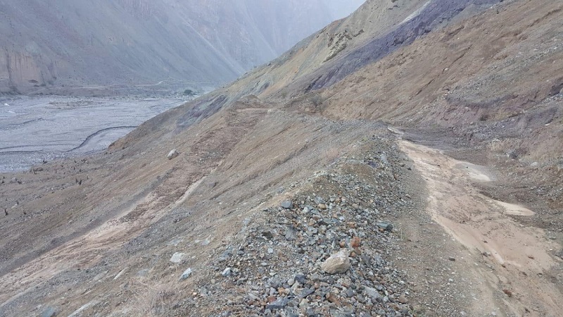 Áncash: huaico por lluvias intensas bloquea vía en la provincia de Ocros