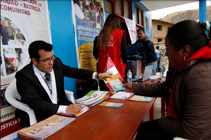 Corte del Santa realizó feria informativa en caserío de Hualcallán