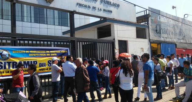 Trabajadores del Ministerio Público del Santa se suman a huelga nacional desde el 2 de octubre