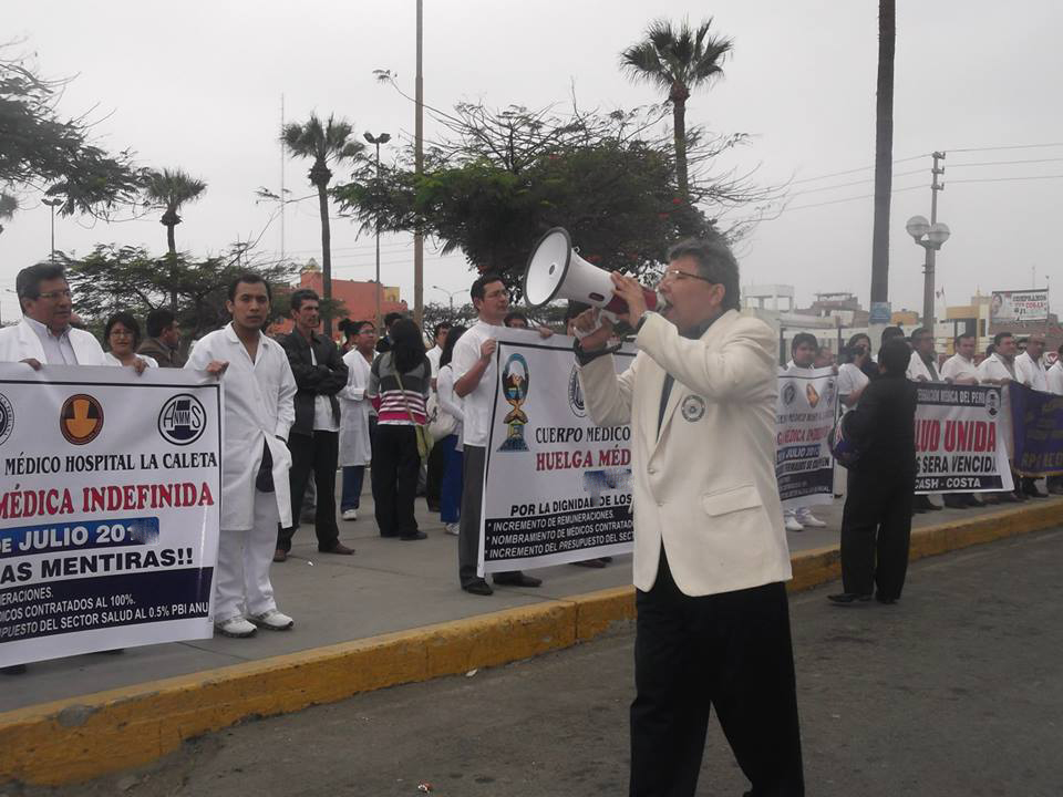 Chimbote: atención en hospitales y centros de salud quedará restringida por huelga de médicos