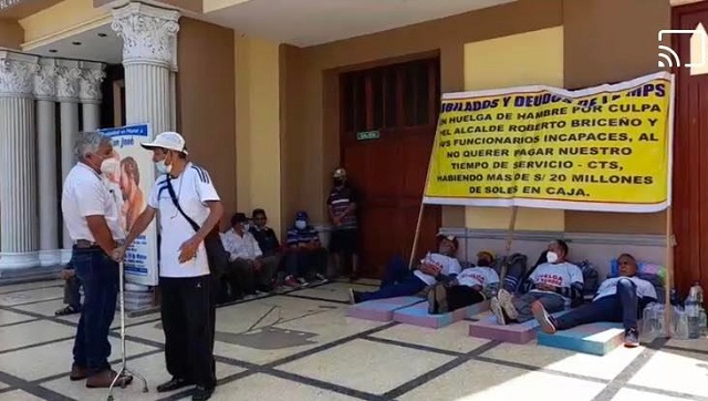 Trabajadores de la municipalidad de Chimbote anuncian inicio de huelga indefinida