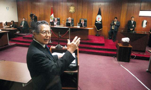 Juicio oral a  Fujimori por "diarios chicha" empieza el 17 de octubre