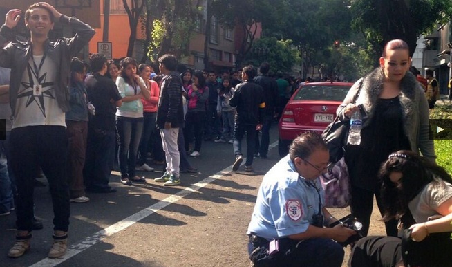  Terremoto de 7,5 grados en escala de Richter remeció México