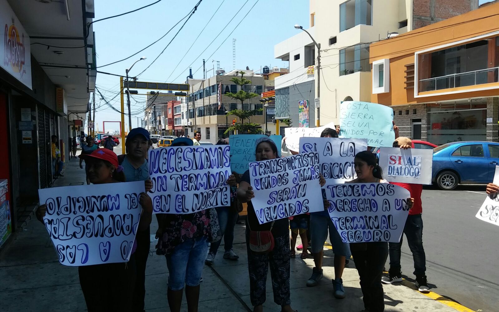Chimbote: Transportistas interprovinciales protestan contra la MPS