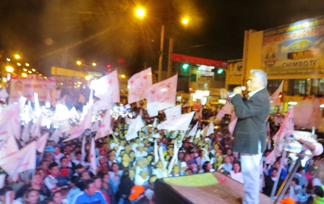 Narváez dice que ejecutó muchas obras sin dinero del Canon Minero