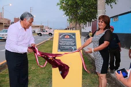 Inauguran obra de mejoramiento de calles en asentamiento humano Fraternidad