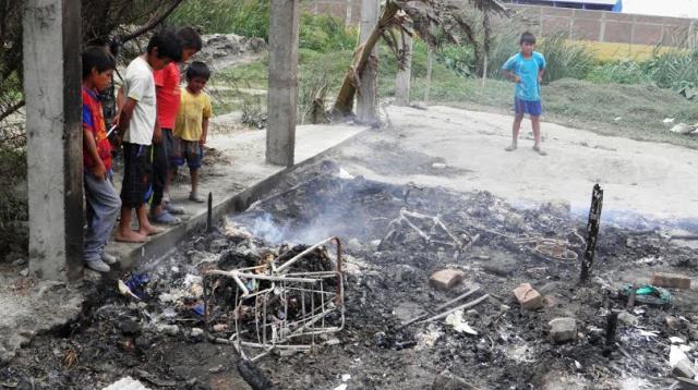 Abuelo de hermanitos que murieron calcinados denuncia que incendio fue provocado