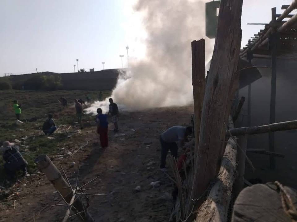 Chimbote: otro incendio se registró esta tarde cerca del mercado La Perla