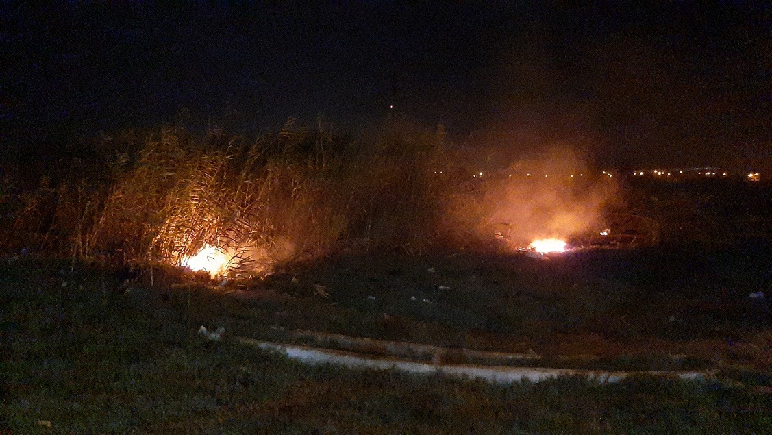 Chimbote: incendio consumió vegetación en la “Pampa del Hambre”