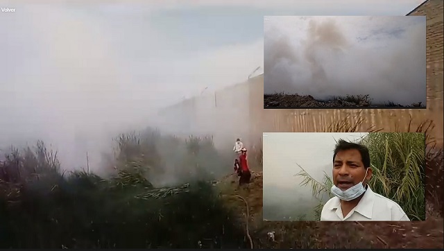 Más de 20 hectáreas de los Humedales de Villa María fueron arrasadas en incendio de gran magnitud en Chimbote