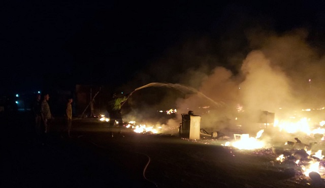 Seis viviendas quedaron en escombros tras voraz incendio en Huarmey