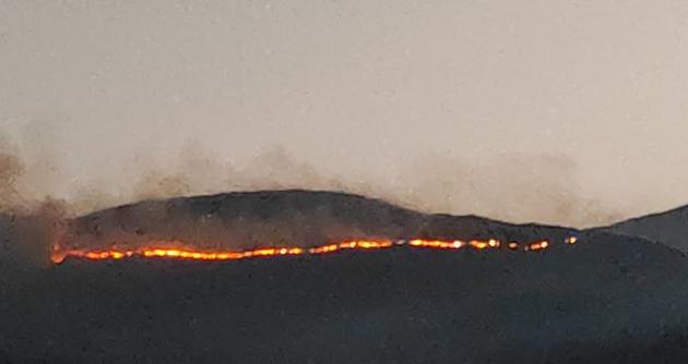 Áncash: Incendio forestal arrasa con pastos naturales en Huallanca, provincia de Huaylas