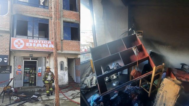 Huaraz: mujer de 34 años murió en un incendio en el distrito de Independencia 