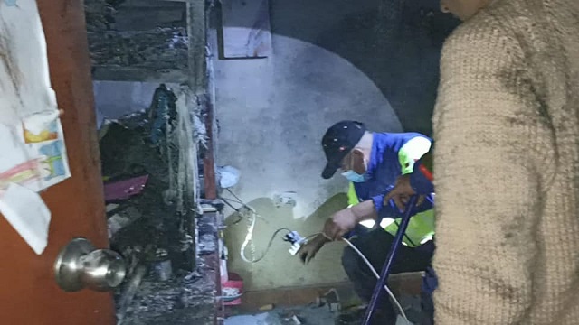 Incendio en una vivienda de Nuevo Chimbote fue provocado por la caída de una vela