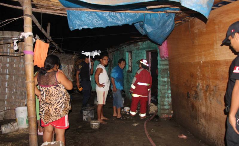 Chimbote: incendio en Primavera Baja alerta a vecinos