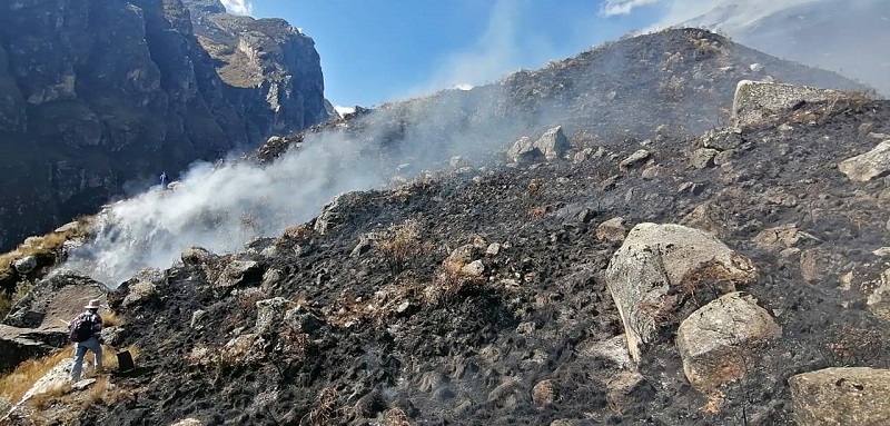 Incendios forestales impactan negativamente en los glaciares, revela el Inaigem