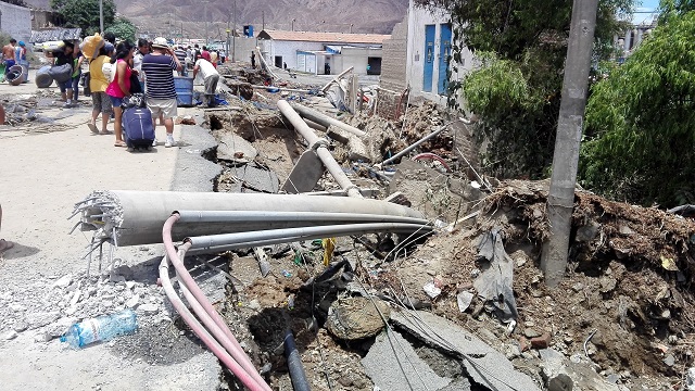 Huaicos ocasionan 3.5 millones de soles en pérdidas en infraestructura eléctrica en costa de Áncash