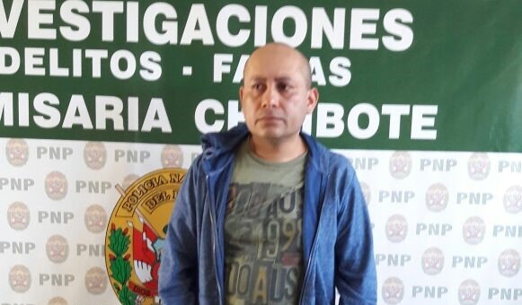 Ingeniero pesquero que captó a una niña por el facebook fue llevado a la carceleta judicial en Chimbote