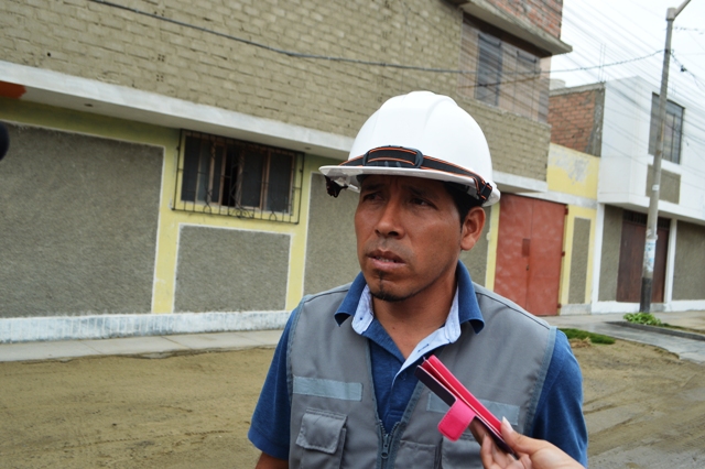 Consorcio promete entregar obra de saneamiento en Nuevo Chimbote en plazo indicado