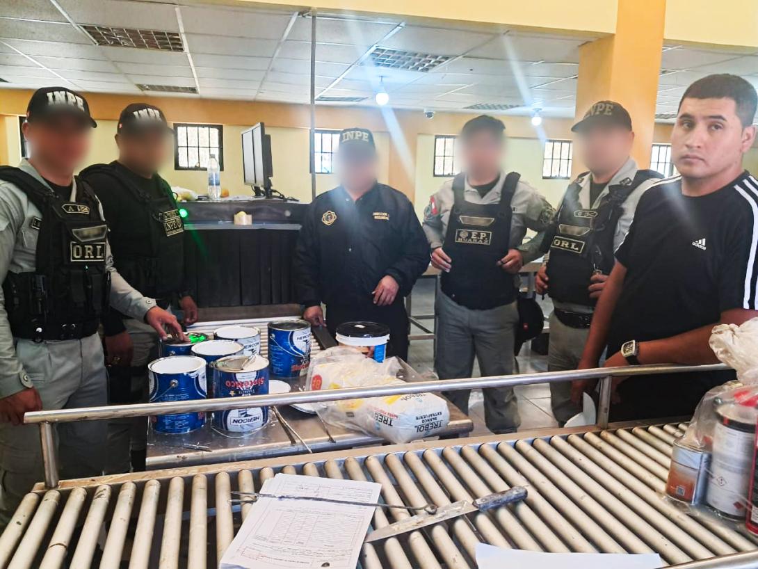 Personal del INPE frustró ingreso de droga camuflada en latas de esmalte en penal Huaraz