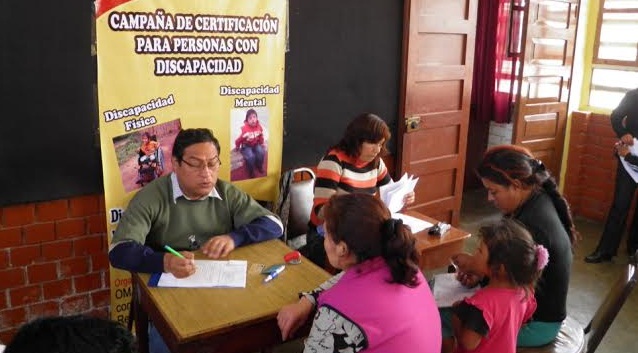    Escolares de I.E.Fe y Alegría N° 42 fueron inscritos para tener certificación del Conadis