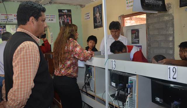 Comuna sureña detectó cabinas de internet sin filtros pornográficos
