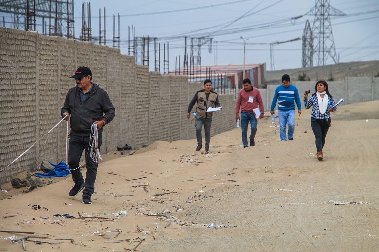  Municipio provincial realiza campaña de registro catastral en centro poblado Cambio Puente