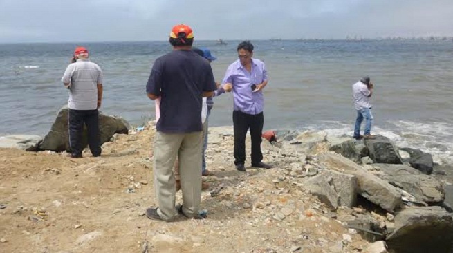 Oleajes anómalos amenazan con volver a inundar “Miramar Bajo”