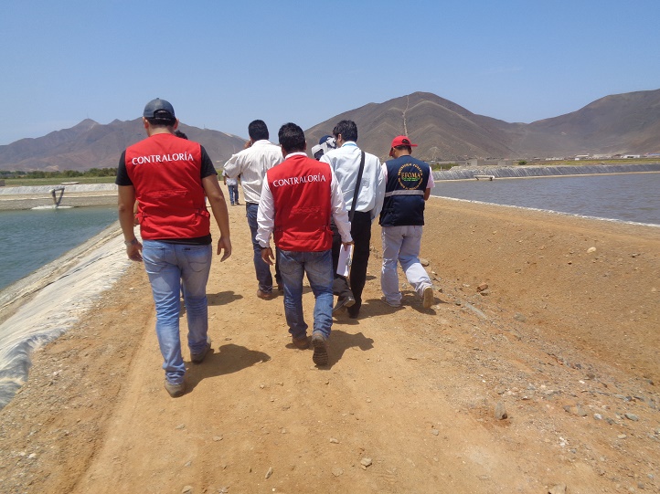 Casma: Contraloría supervisa pozas de oxidación de aguas residuales en Tabón