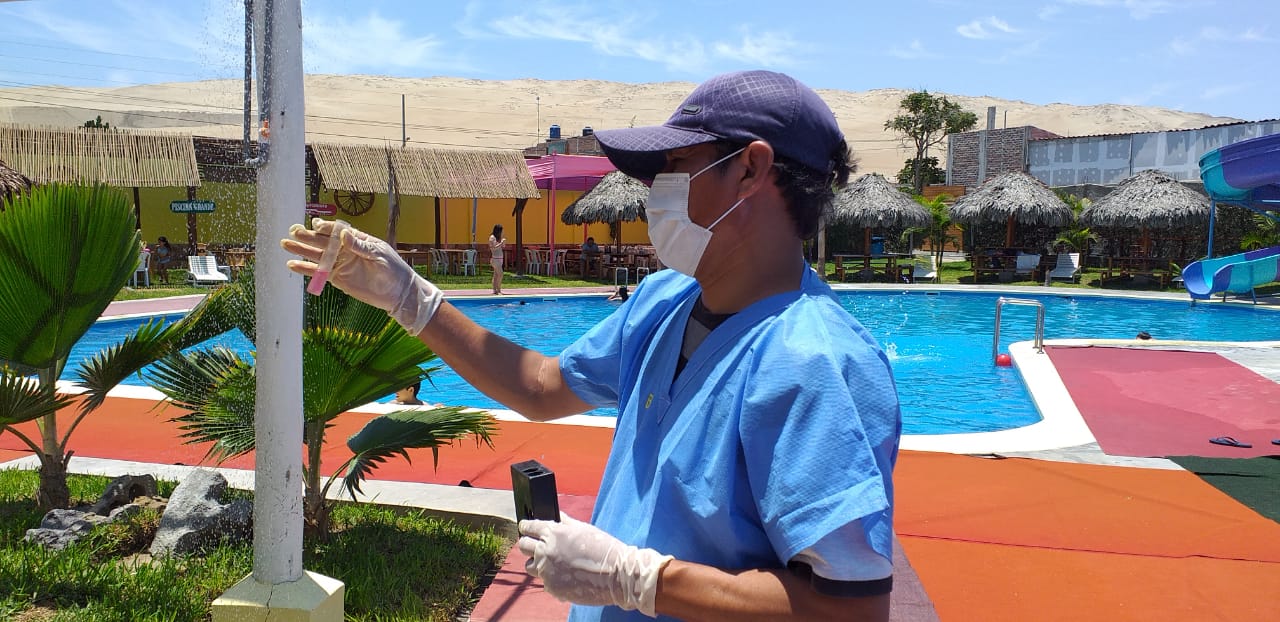 Inspeccionan piscinas de Chimbote y Santa para evaluar que cumplan parámetros de calidad sanitaria