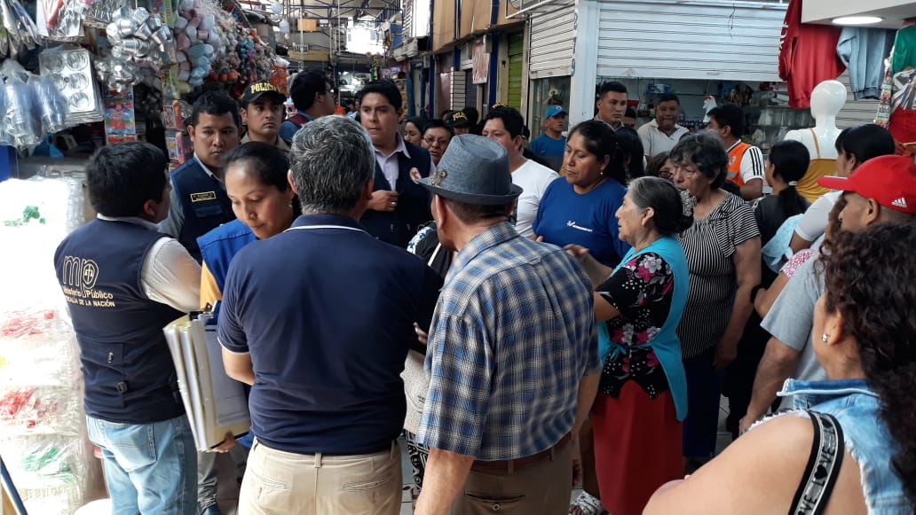 Defensa Civil y Fiscalía inspeccionan nuevamente mercado Modelo de Chimbote