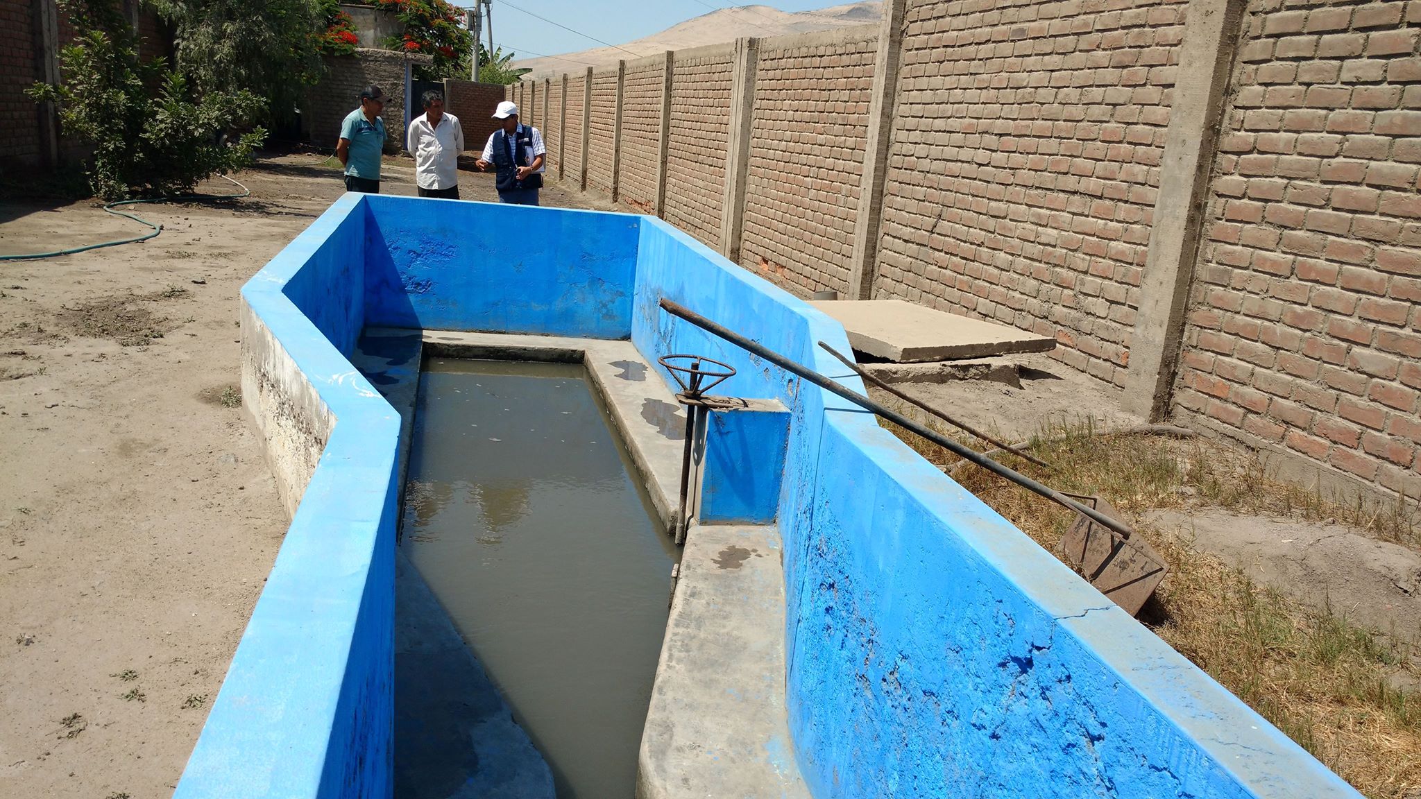 Chimbote: Inspeccionan sistema de abastecimiento de agua potable para ocho mil usuarios
