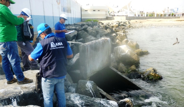Técnicos del ANA identificaron fuentes contaminantes en la bahía El Ferrol