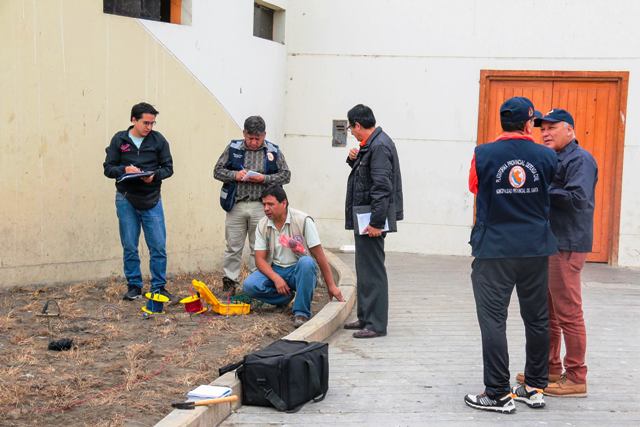 Levantan información para instalación de antena de alerta temprana de tsunami en Chimbote