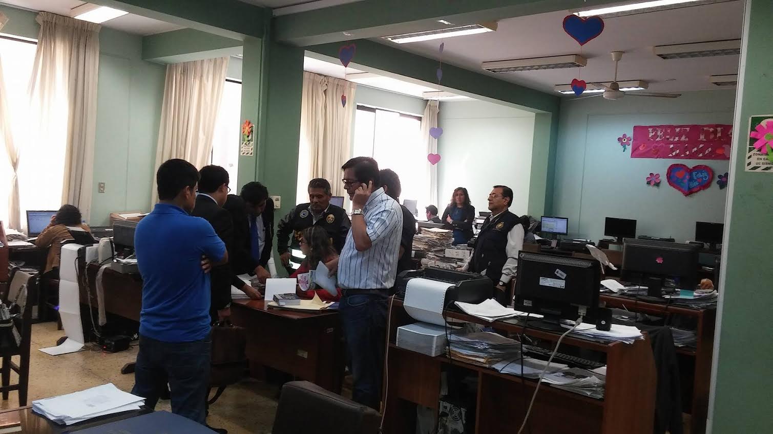 Chimbote: Inspeccionan la oficina de Ejecutoría Coactiva para hallar pistas sobre Adolfo Varas