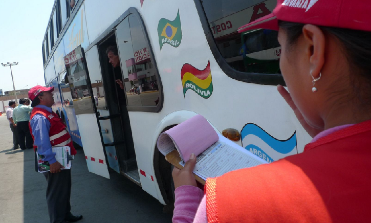 Empresas de transporte deberán emitir un video preventivo a  pasajeros  en cada viaje