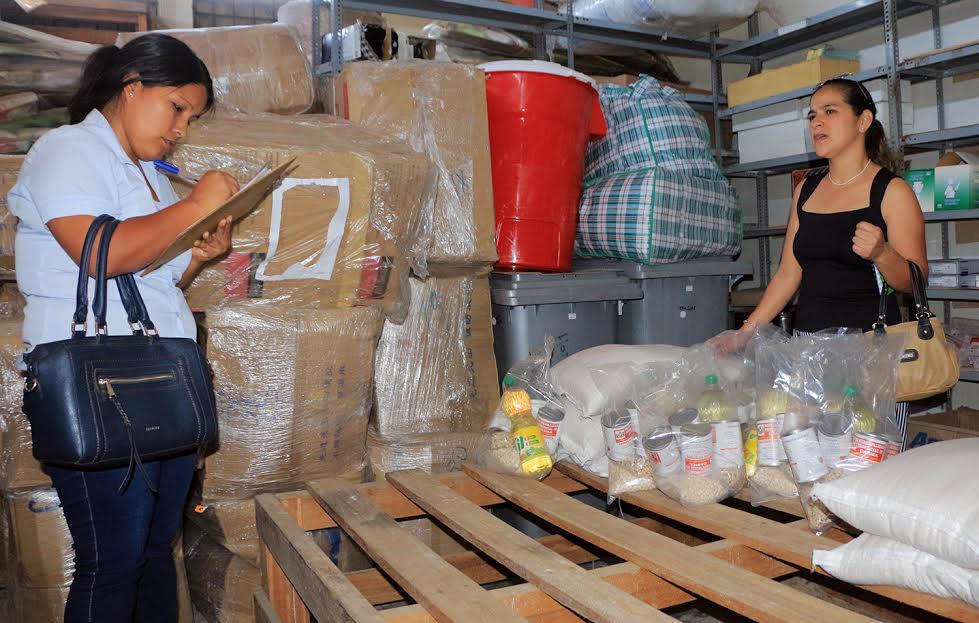 Casma: inspeccionan almacén del Programa de Complementación Alimentaria